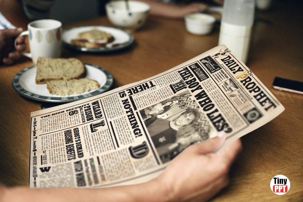 Printable Harry Potter Newspaper Template TinyPPT